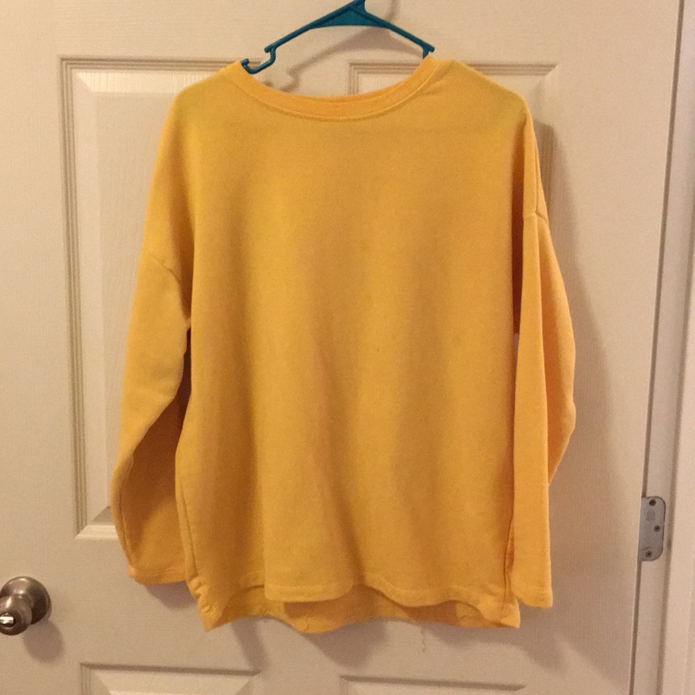 Bright and cheery yellow sweater